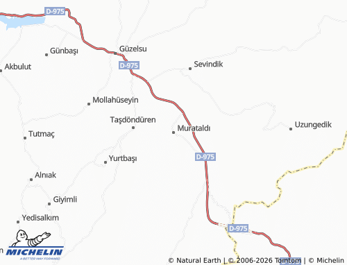 MICHELIN Murataldı map - ViaMichelin