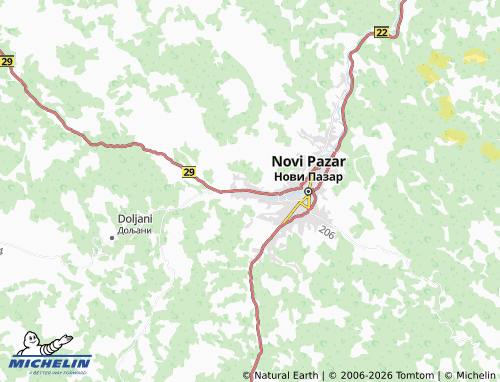 Mapa MICHELIN Pobrđe - ViaMichelin