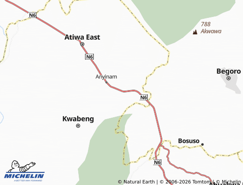 Mapa MICHELIN Asamang - ViaMichelin