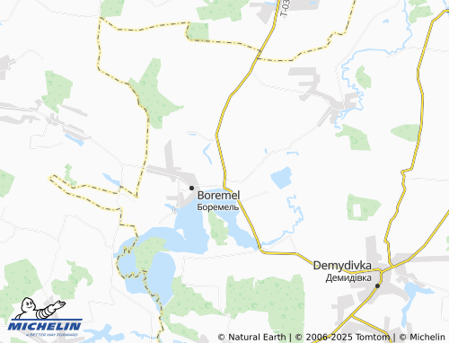 MICHELIN Naberezhne map - ViaMichelin