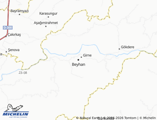 MICHELIN Beyhan map - ViaMichelin