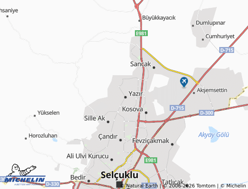 Mappa MICHELIN Beyhekim - ViaMichelin