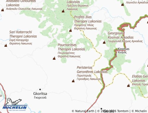 MICHELIN Kallithea map - ViaMichelin