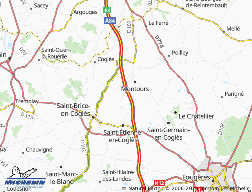 MICHELIN La Totinais map - ViaMichelin