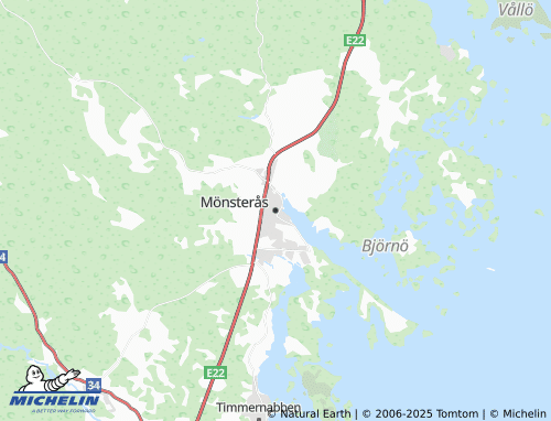 MICHELIN Mönsterås map - ViaMichelin