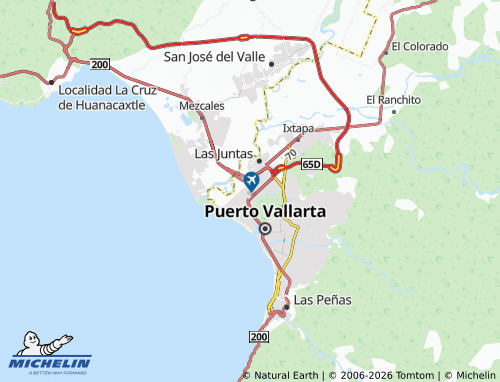 Mappa MICHELIN Área Militar de Vallarta - ViaMichelin