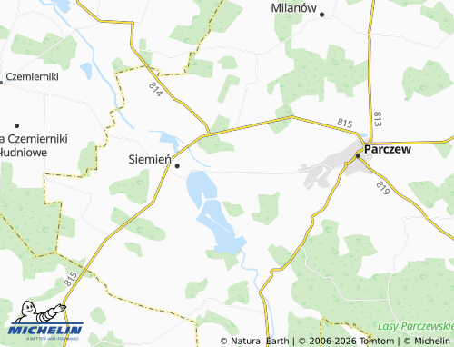 Carte MICHELIN Miłków - ViaMichelin