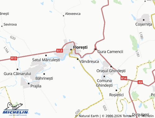 Mappa MICHELIN Vărvăreuca - ViaMichelin