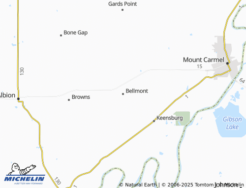 MICHELIN Bellmont map - ViaMichelin
