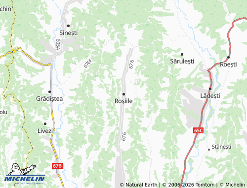 Carte MICHELIN Roșiile - ViaMichelin