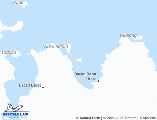 MICHELIN Nusa Babullah map - ViaMichelin
