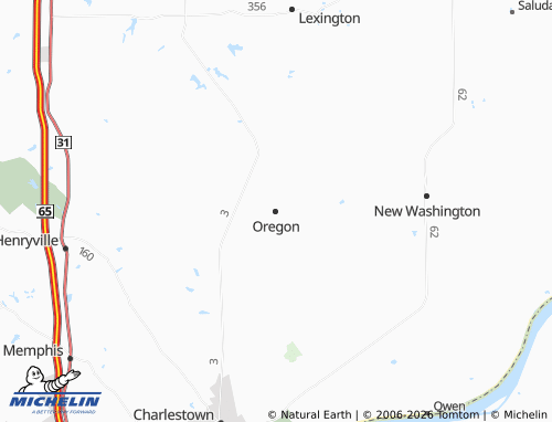 Mappa MICHELIN Oregon - ViaMichelin