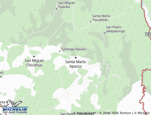 Mappa MICHELIN Santa María Apazco - ViaMichelin