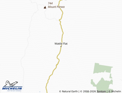 Mapa MICHELIN Wattle Flat - ViaMichelin