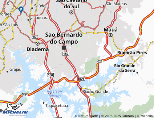 Carte MICHELIN Santa Terezinha - ViaMichelin