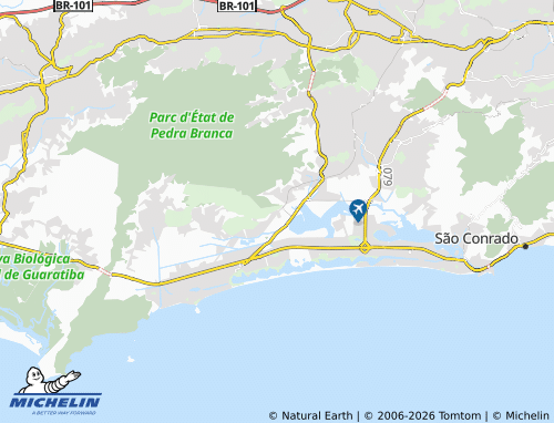 MICHELIN Camorim map - ViaMichelin