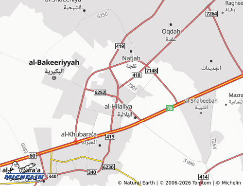 MICHELIN-Landkarte al-Deerah - ViaMichelin