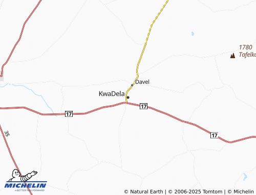 MICHELIN KwaDela map - ViaMichelin