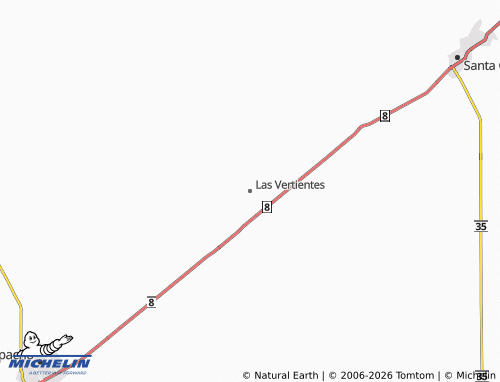 MICHELIN Las Vertientes map - ViaMichelin