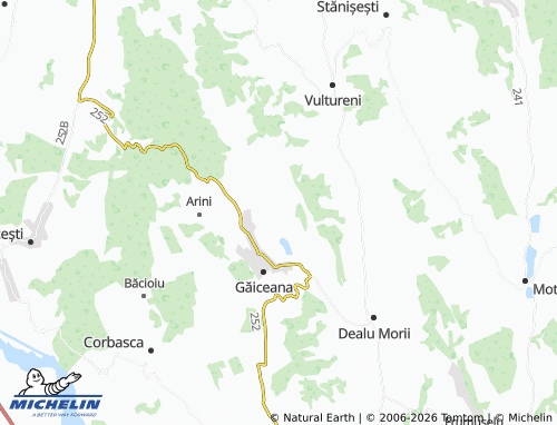 MICHELIN Popești map - ViaMichelin