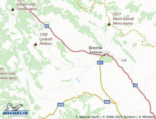 MICHELIN-Landkarte Konska - ViaMichelin