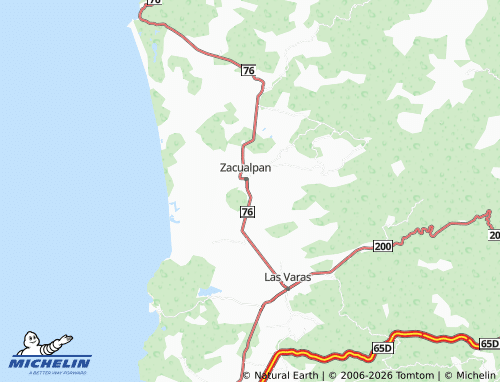 Mappa MICHELIN Localidad Zacualpan - ViaMichelin