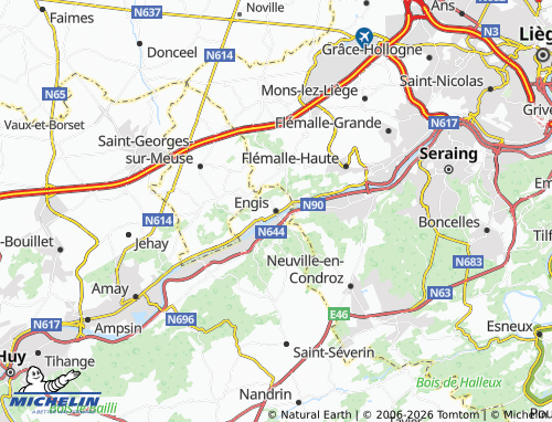 Mappa MICHELIN Engis - ViaMichelin