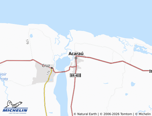 Mappa MICHELIN Acaraú - ViaMichelin