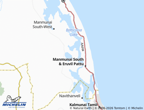 Mappa MICHELIN Veeranchenai - ViaMichelin