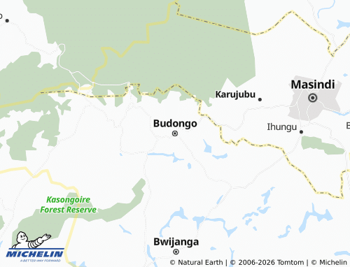 MICHELIN-Landkarte Budongo - ViaMichelin