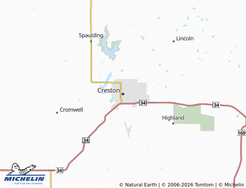 Mappa MICHELIN Creston - ViaMichelin