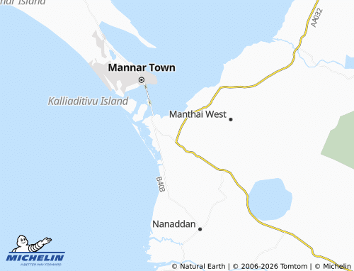 Mappa MICHELIN Nagathalvu - ViaMichelin
