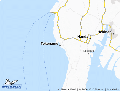 Carte MICHELIN Tokoname - ViaMichelin