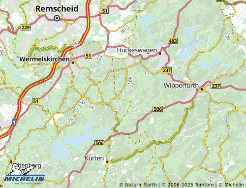 Carte MICHELIN Schückhausen - ViaMichelin