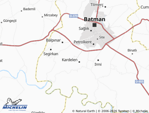 MICHELIN Kuyubaşı map - ViaMichelin