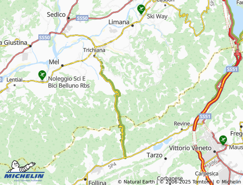 MICHELIN Confos map - ViaMichelin