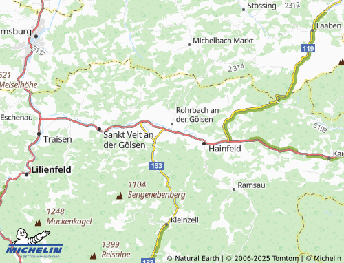 MICHELIN-Landkarte Ob der Kirche - ViaMichelin