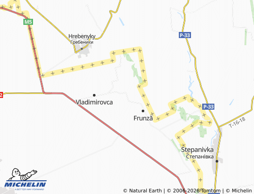 Carte MICHELIN Uiutnoe - ViaMichelin