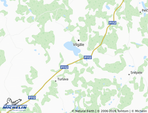 Mapa MICHELIN Vecvilgāle - ViaMichelin