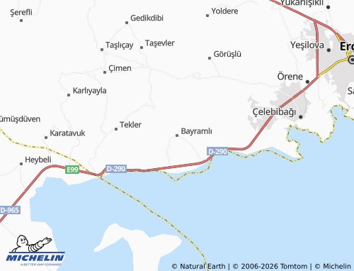 MICHELIN-Landkarte Bayramlı - ViaMichelin