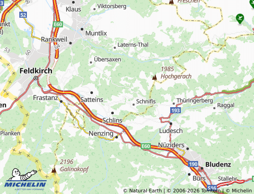 Mapa MICHELIN Düns - ViaMichelin