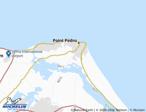 Mapa MICHELIN Thunnalai - ViaMichelin