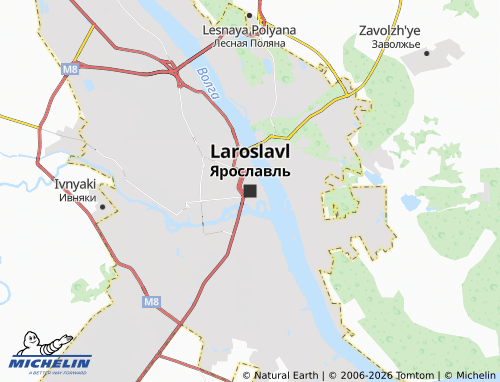 Carte MICHELIN Laroslavl - ViaMichelin