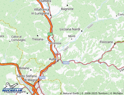 MICHELIN Costamala map - ViaMichelin