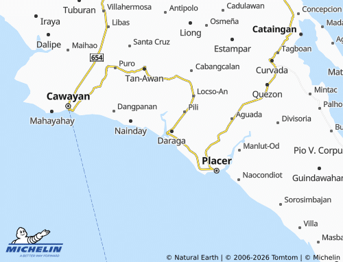 MICHELIN Daraga map - ViaMichelin