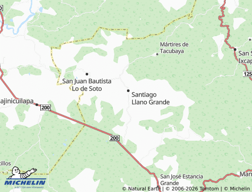 MICHELIN-Landkarte Abajo - ViaMichelin