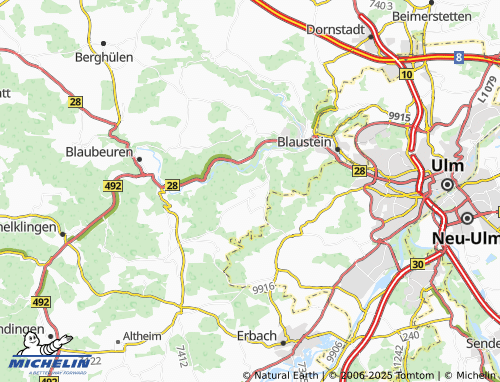 MICHELIN Dietingen map - ViaMichelin