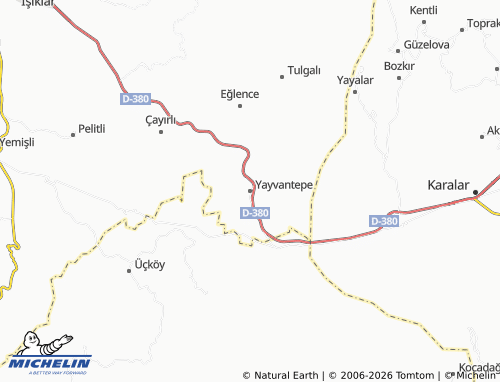 Mappa MICHELIN Yayvantepe - ViaMichelin