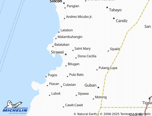 MICHELIN Dona Cecilia map - ViaMichelin
