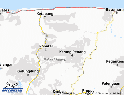 MICHELIN-Landkarte Gunung Kesan - ViaMichelin